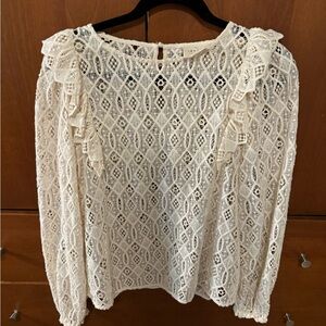 Sezane Lace Blouse like new